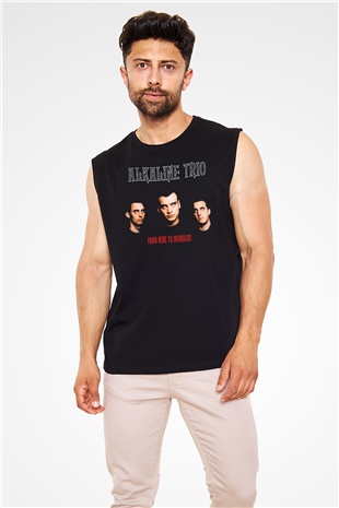 Alkaline Trio Siyah Unisex Kolsuz Tişört