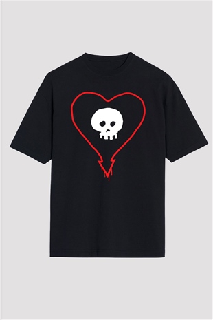 Alkaline Trio Siyah Unisex Oversize Tişört T-Shirt