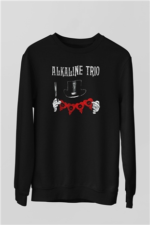 Alkaline Trio Siyah Unisex Sweatshirt