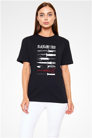 Alkaline Trio Siyah Unisex Tişört T-Shirt - TişörtFabrikası