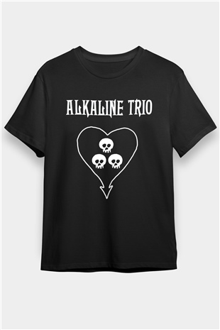 Alkaline Trio Siyah Unisex Tişört T-Shirt - TişörtFabrikası