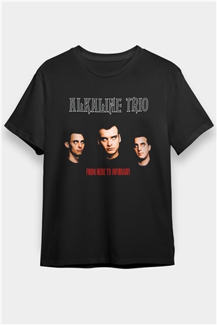 Alkaline Trio Siyah Unisex Tişört T-Shirt - TişörtFabrikası