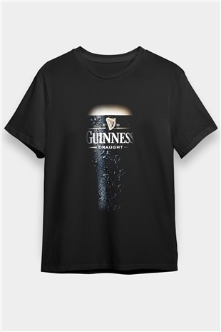 Alkol Siyah Unisex Tişört T-Shirt - TişörtFabrikası