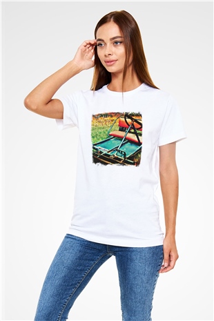 All-American Rejects Baskılı Unisex Beyaz Tişört
