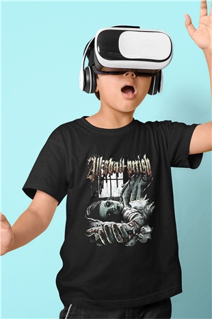 All Shall Perish Baskılı Siyah Unisex Çocuk Tişört