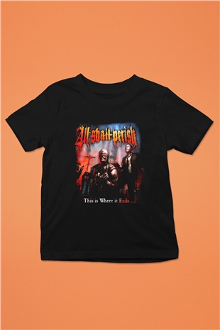 All Shall Perish Baskılı Siyah Unisex Çocuk Tişört