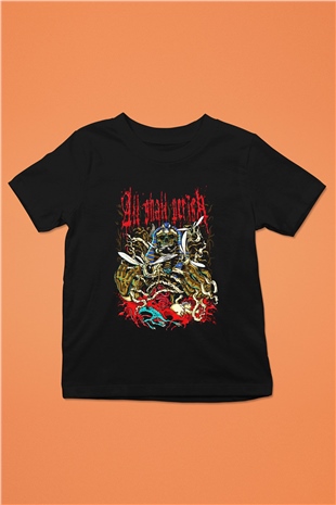 All Shall Perish Baskılı Siyah Unisex Çocuk Tişört