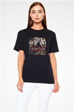 All Shall Perish Baskılı Unisex Siyah Tişört