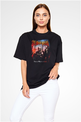 All Shall Perish Siyah Unisex Oversize Tişört T-Shirt
