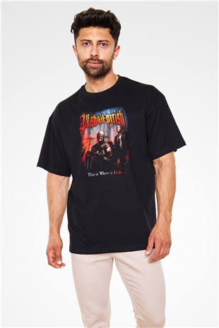 All Shall Perish Siyah Unisex Oversize Tişört T-Shirt