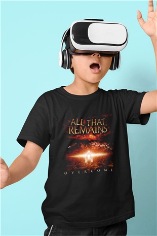 All That Remains Baskılı Siyah Unisex Çocuk Tişört