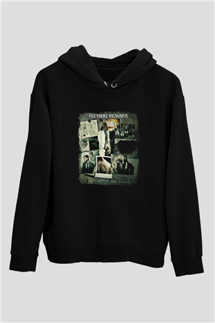 All That Remains Baskılı Unisex Siyah Hoodie