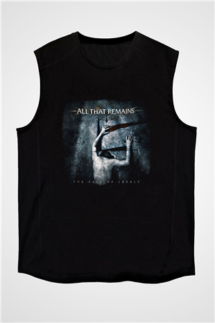 All That Remains Baskılı Unisex Siyah Kolsuz Tişört