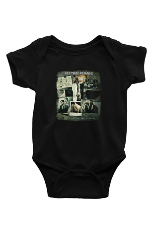 All That Remains Baskılı Unisex Siyah Bebek Body - Zıbın