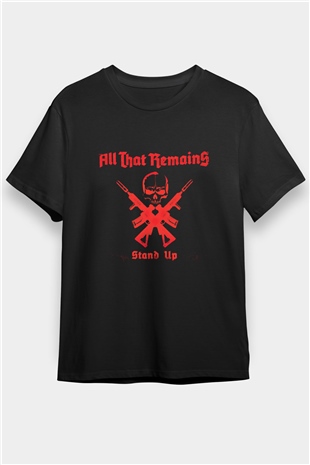 All That Remains Baskılı Unisex Siyah Tişört