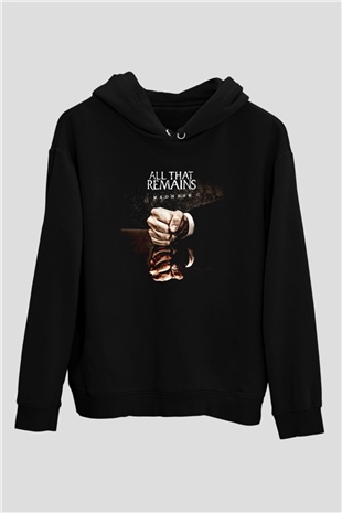All That Remains Siyah Unisex Kapüşonlu Sweatshirt