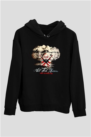 All That Remains Siyah Unisex Kapüşonlu Sweatshirt