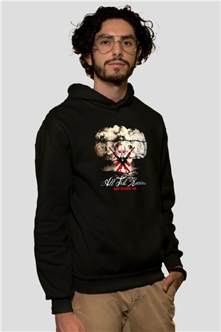 All That Remains Siyah Unisex Kapüşonlu Sweatshirt
