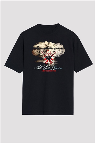 All That Remains Siyah Oversize Tişört Oversize T-shirt - TişörtFabrikası