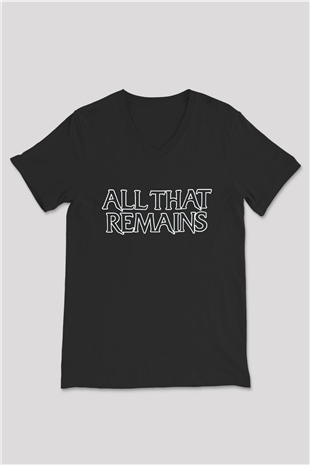 All That Remains Siyah Unisex V Yaka Tişört