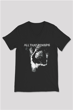 All That Remains Siyah Unisex V Yaka Tişört
