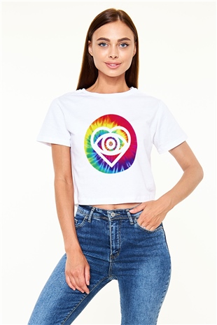 All Time Low Beyaz Croptop Tişört