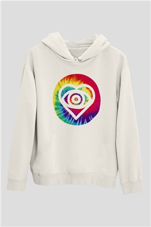All Time Low Beyaz Unisex Kapşonlu Sweatshirt