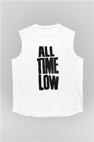 All Time Low Beyaz Unisex Kolsuz Tişört