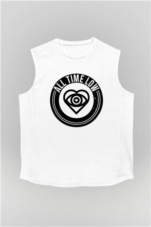 All Time Low Beyaz Unisex Kolsuz Tişört
