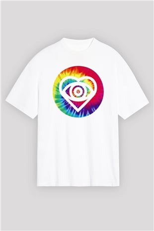 All Time Low Beyaz Unisex Oversize Tişört T-Shirt