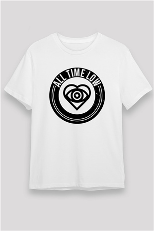 All Time Low Beyaz Unisex Tişört T-Shirt - TişörtFabrikası