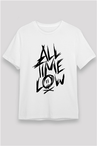All Time Low Beyaz Unisex Tişört T-Shirt - TişörtFabrikası