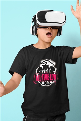 All Time Low Siyah Unisex Çocuk Tişört