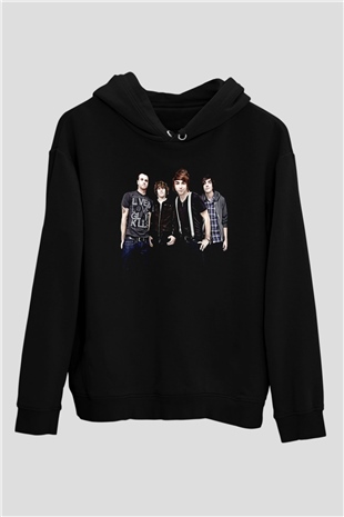 All Time Low Siyah Unisex Kapüşonlu Sweatshirt