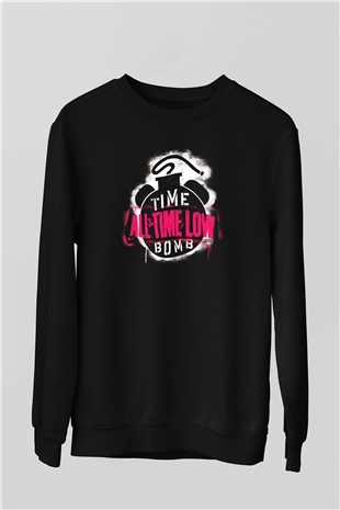 All Time Low Siyah Unisex Sweatshirt