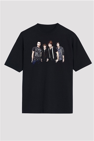 All Time Low Siyah Oversize Tişört Oversize T-shirt - TişörtFabrikası
