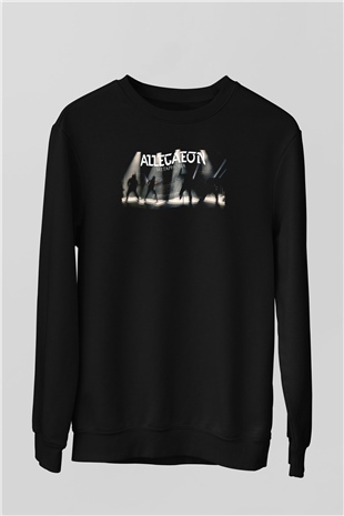 Allegaeon Baskılı Unisex Siyah Sweatshirt