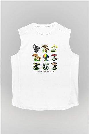 Allman Brothers Band Baskılı Unisex Beyaz Kolsuz Tişört