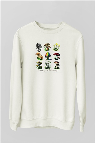 Allman Brothers Band Baskılı Unisex Beyaz Sweatshirt
