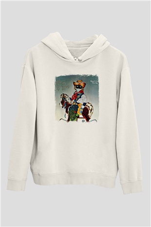 Allman Brothers Band Baskılı Unisex Beyaz Hoodie