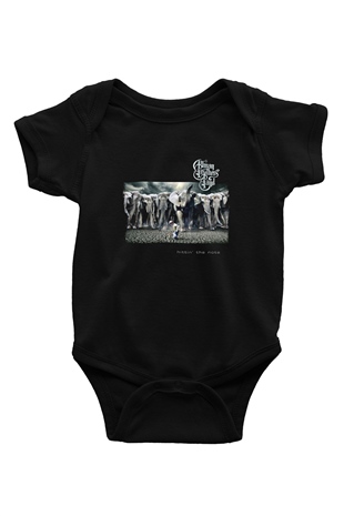 Allman Brothers Band Baskılı Unisex Siyah Bebek Body - Zıbın