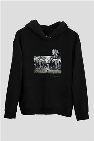 Allman Brothers Band Baskılı Unisex Siyah Hoodie