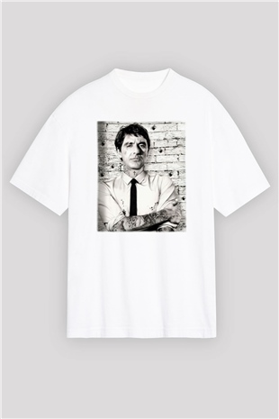 Alpacino Beyaz Unisex Oversize Tişört T-Shirt
