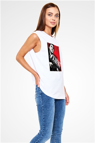 Alpacino Scarface Limited Edition Beyaz Unisex Kolsuz Tişört