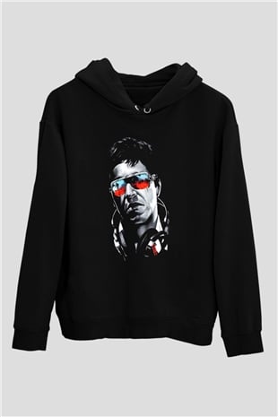 Alpacino Siyah Unisex Hoodie