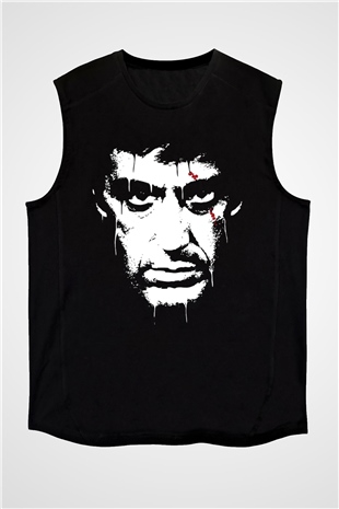 Alpacino Siyah Unisex Kolsuz Tişört