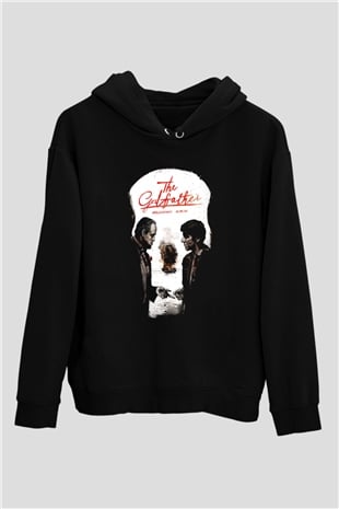 Alpacino The Godfather Siyah Unisex Hoodie