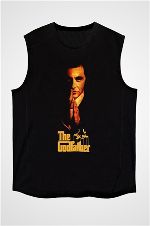 Alpacino The Godfather Siyah Unisex Kolsuz Tişört