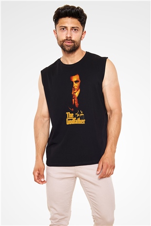 Alpacino The Godfather Siyah Unisex Kolsuz Tişört