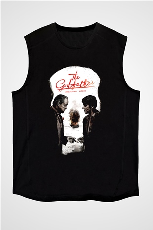 Alpacino The Godfather Siyah Unisex Kolsuz Tişört